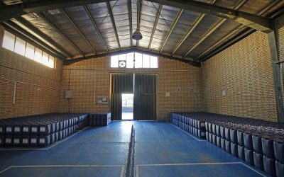 Interior View of the Factory Warehouse